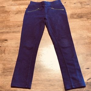 GUC Girls C. Place Sparkling Plum Leggings SZ 6